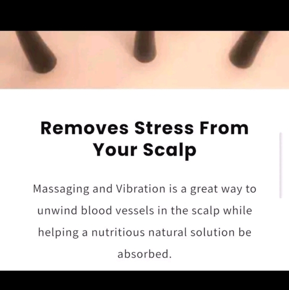 *:New Crown naturale Electric Scalp Massager Hair Oil Applicator Brush Red Light - Picture 6 of 16